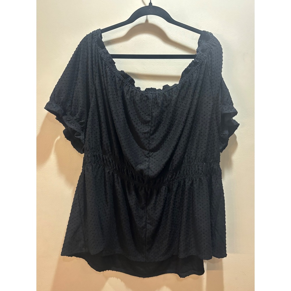 NWT Lane Bryant Short Blouson-Sleeve‎ Elastic-Waist Knit Top Size 26/28 - Picture 3 of 8